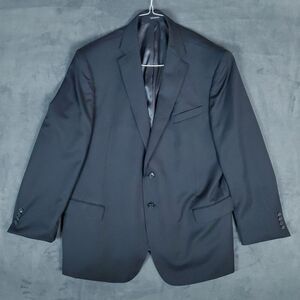 JOE Joseph Abboud Wool Black Dual Vent Blazer Sport Jacket 46R Wool